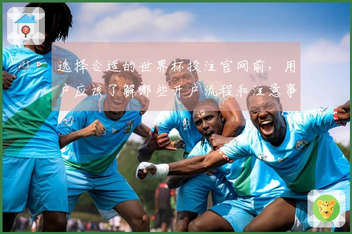 选择合适的世界杯投注官网前，用户应该了解哪些开户流程和注意事项